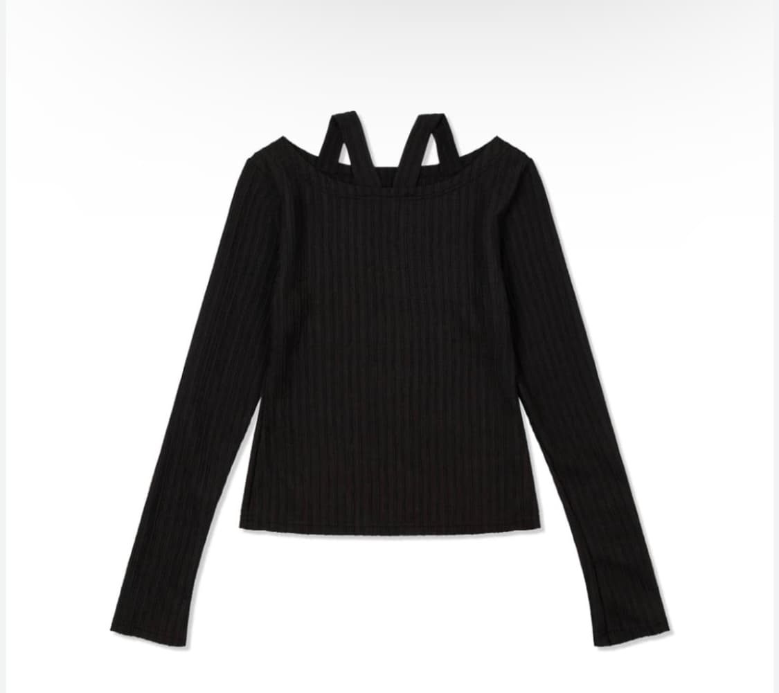 유제 리버시블 보트넥 탑 S 상품이미지1