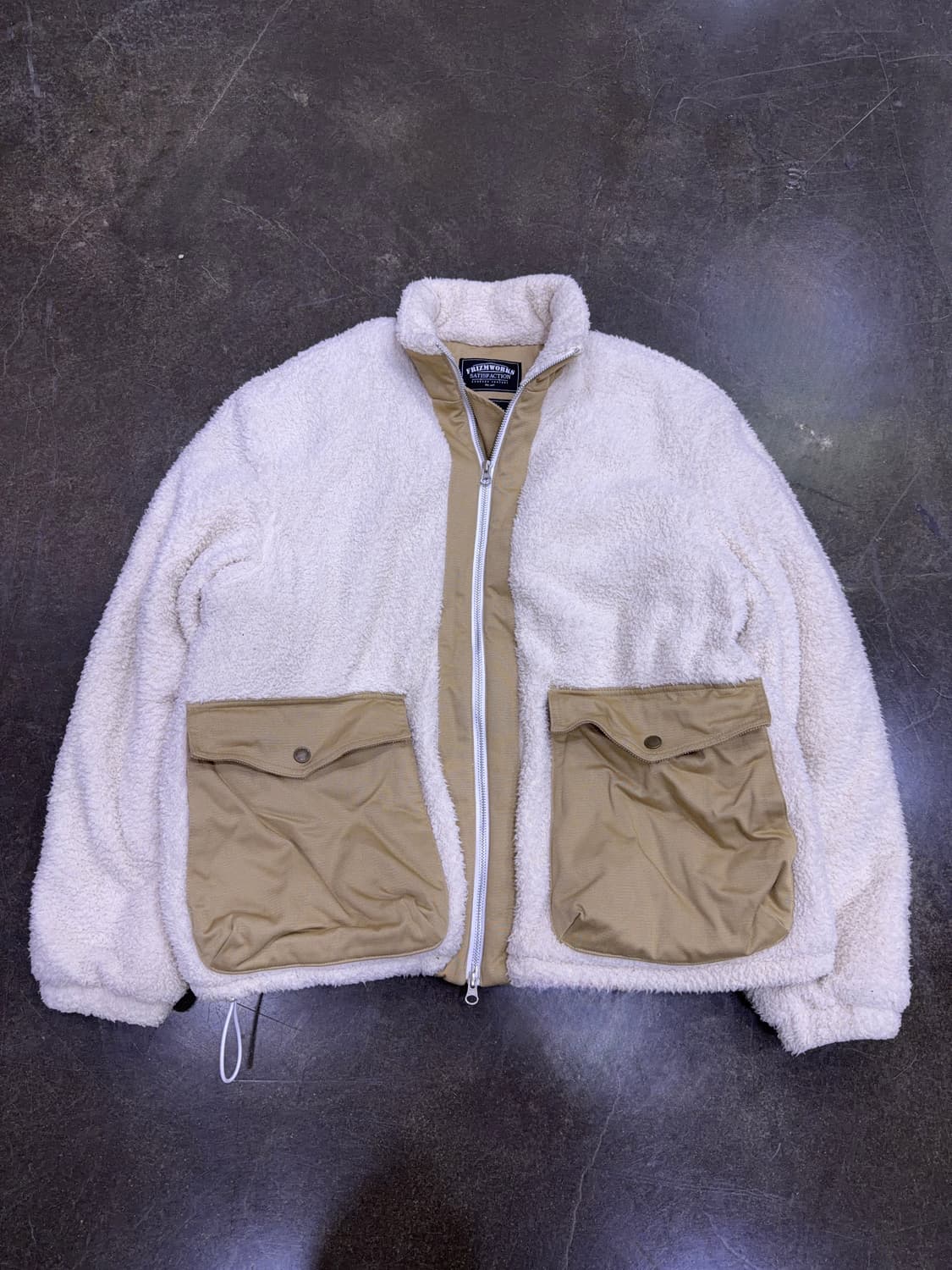 프리즘웍스 후리스 플리스 그리즐리 뽀글이 자켓 M 상품이미지4