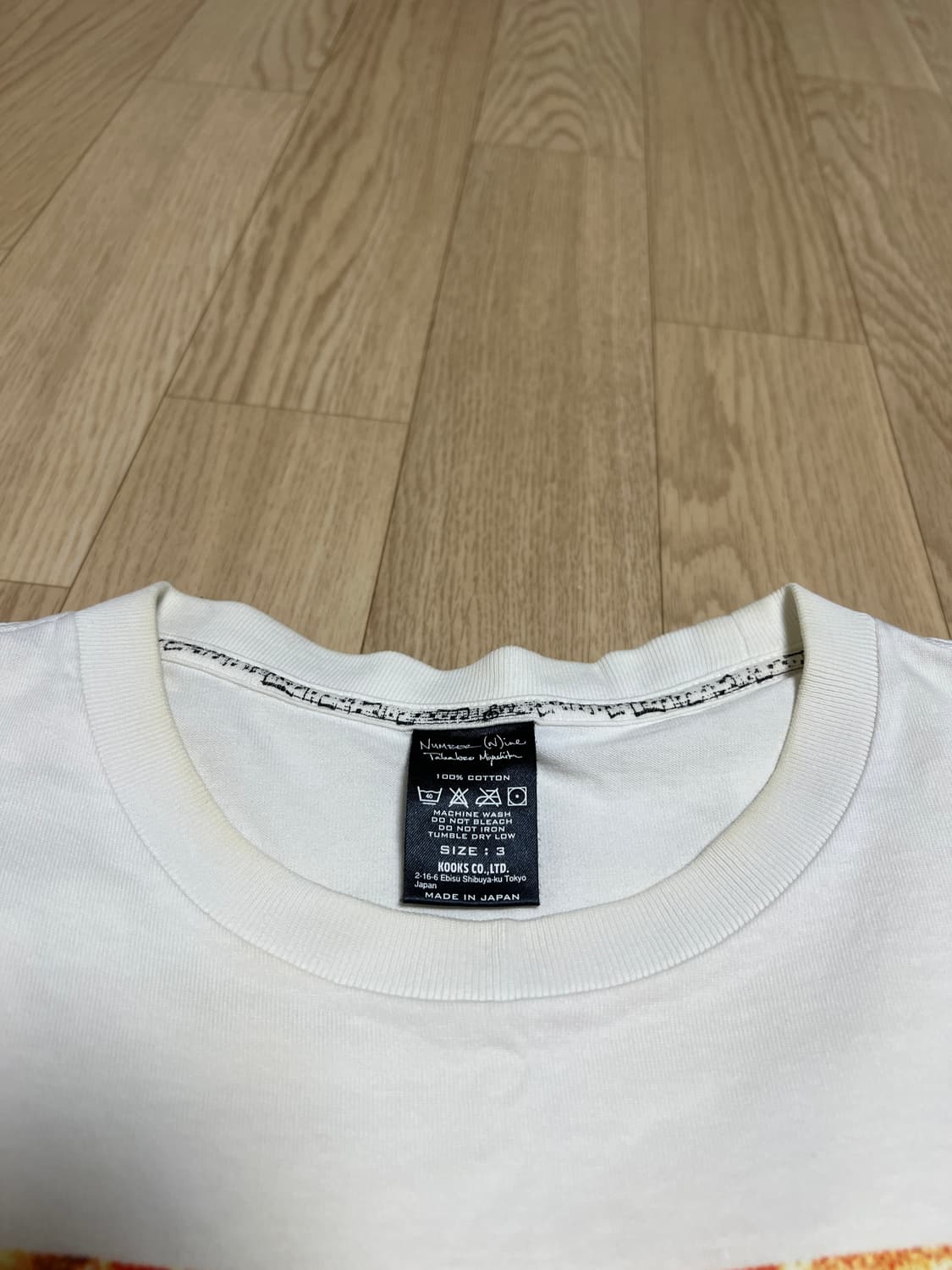 넘버나인 2002AW 해리슨기 티셔츠 상품이미지3