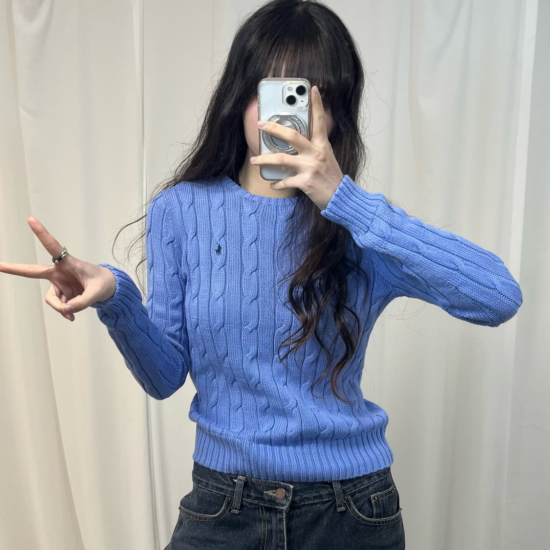 Polo Lavender Knit  상품이미지1