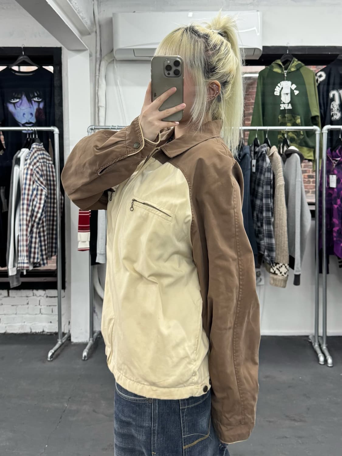 리바이스 스몰로고 브라운 워크자켓 상품이미지6