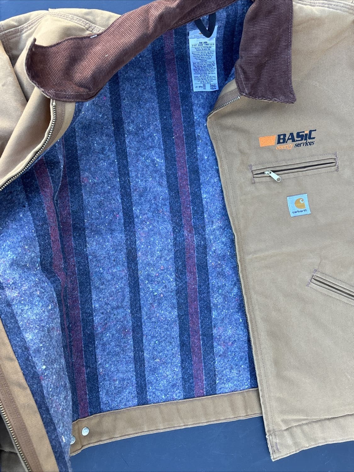 칼하트 J01 디트로이트 커스텀 자켓 브라운 상품이미지2