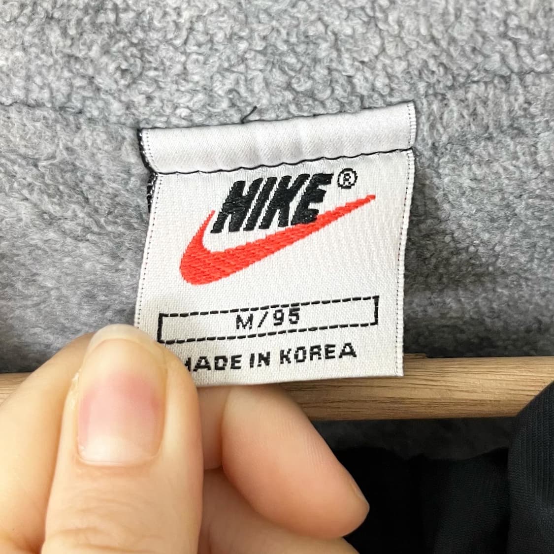 나이키 블랙 백빅로고 미디 후드 자켓 상품이미지7