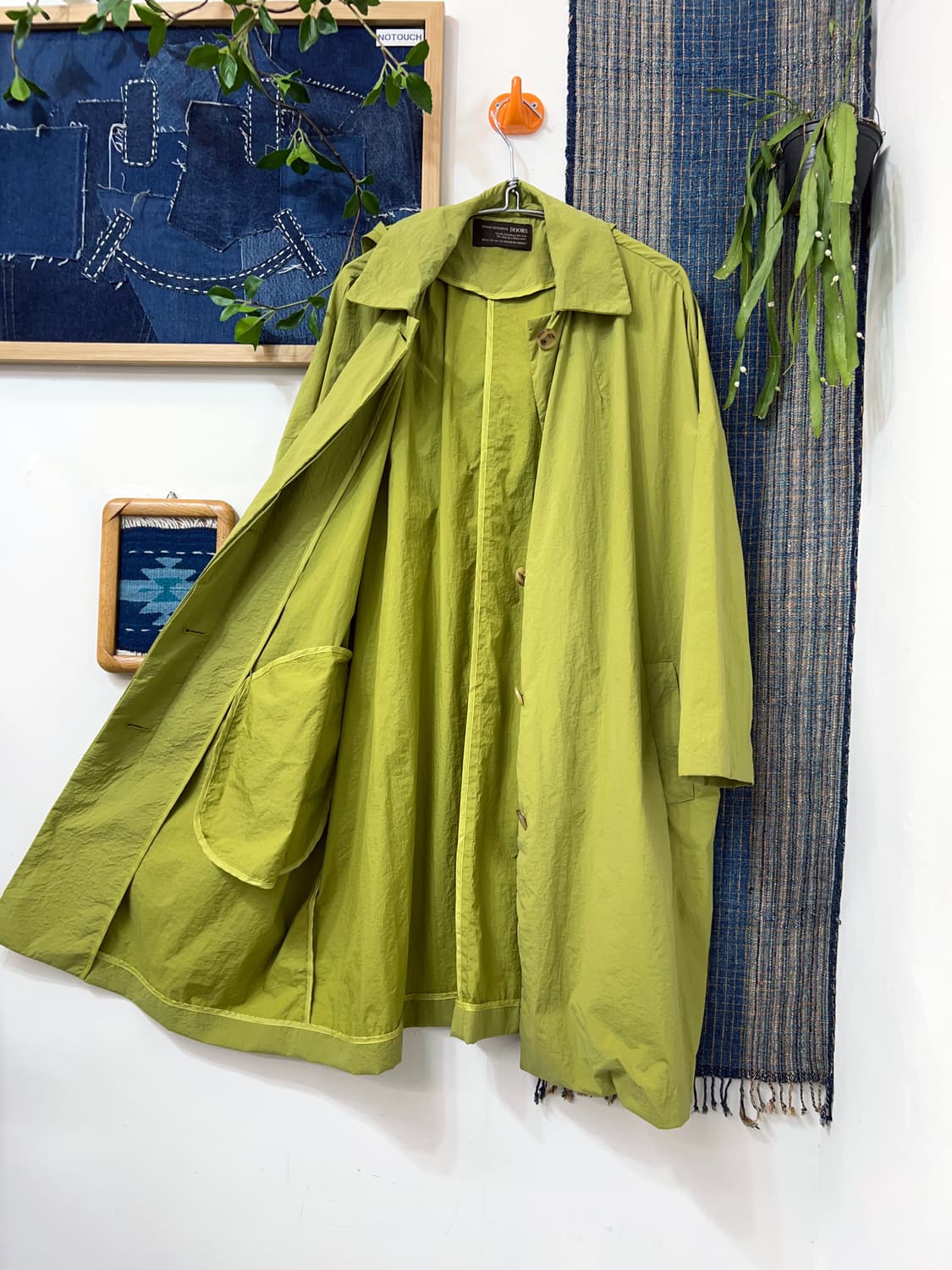👧🏻URBAN RESEARCH DOORS Nylon Lime Coat 상품이미지7
