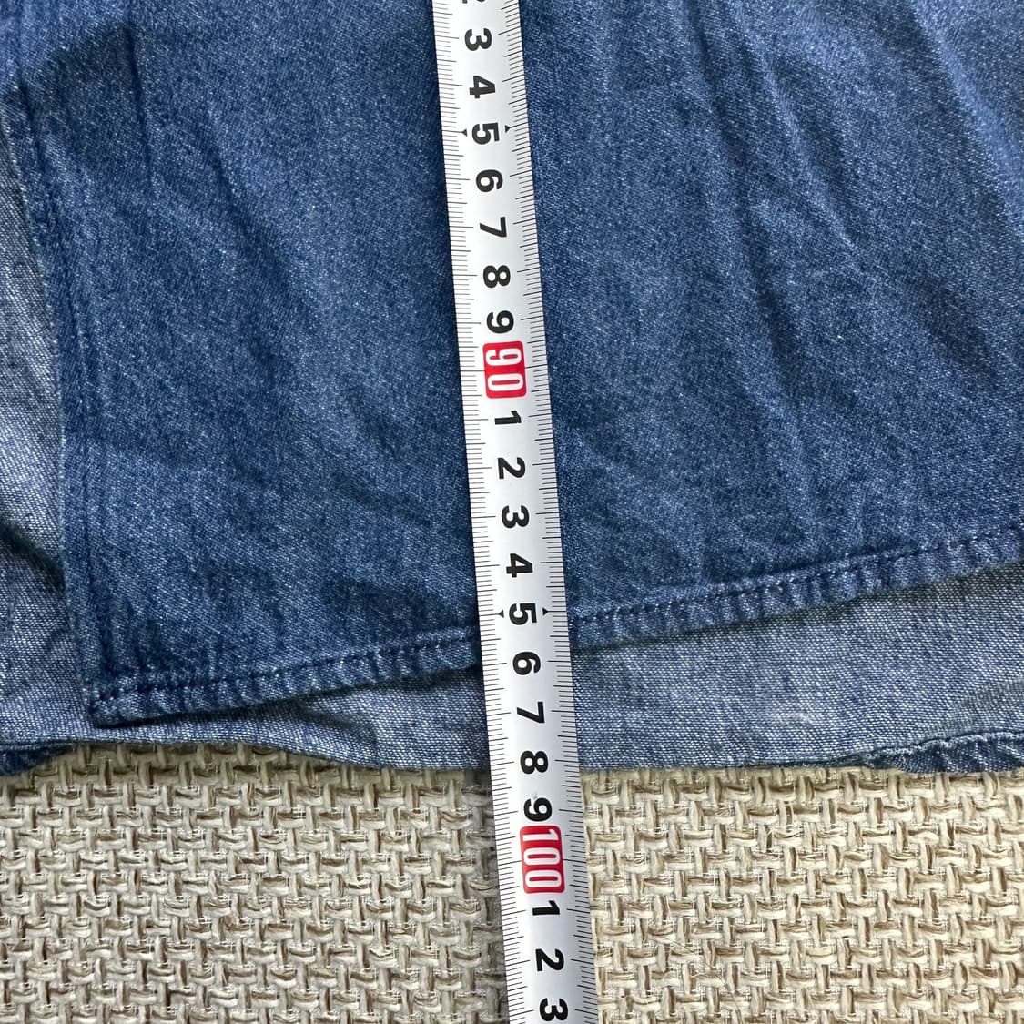 실측확인 빈티지 여성 데님 셔츠 원피스 0421D 상품이미지5