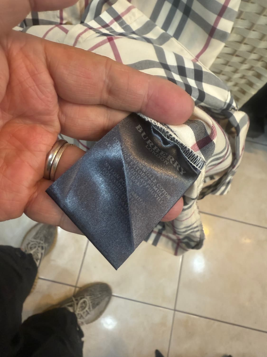 66-77 정품 버버리 노바체크 롱 원피스 팝니다 상품이미지3