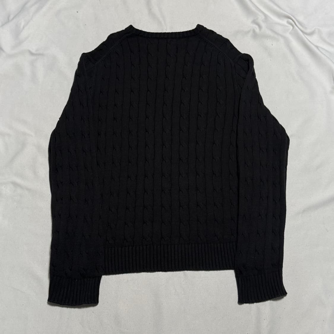 XL 폴로랄프로렌 블랙 케이블 니트  상품이미지3