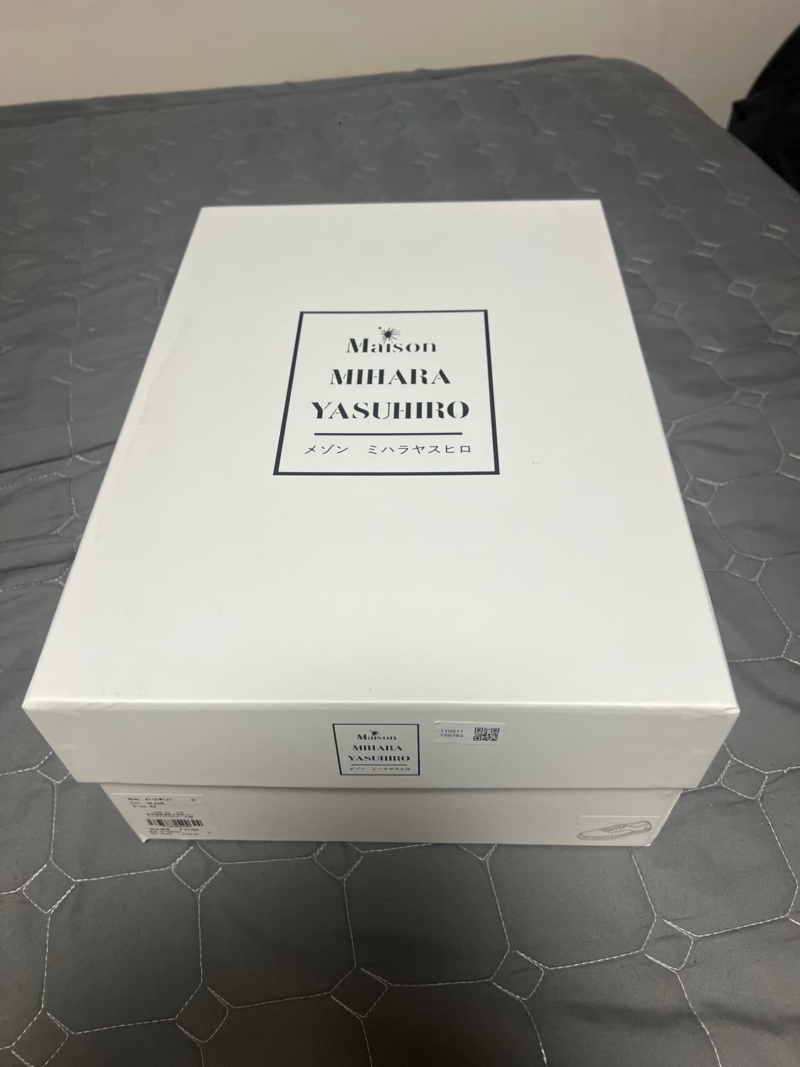 메종 미하라 야스히로 베이커 VL OG 솔 캔버스 로우탑 스니커즈 블랙 상품이미지7
