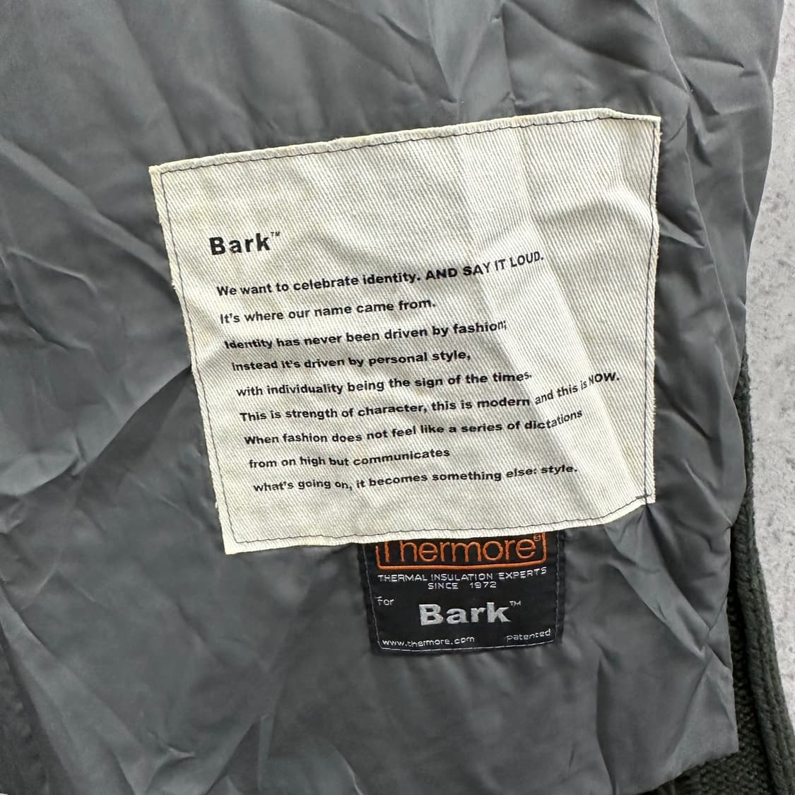 95 BARK 바크 남자 웰론 울 하프 니트패딩 상품이미지5