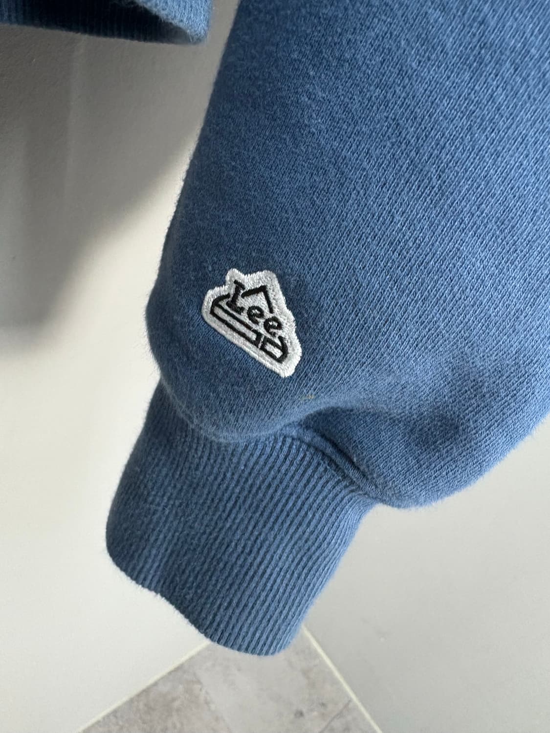 리 데님 아플리케 후드집업 A3076 상품이미지3