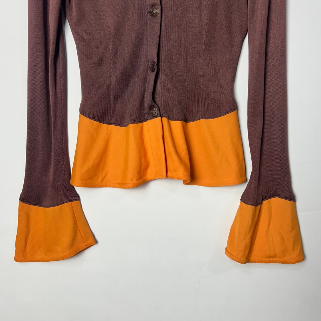 [GIANNI VERSACE] 지아니 베르사체 배색 플레어 가디건 상품이미지3