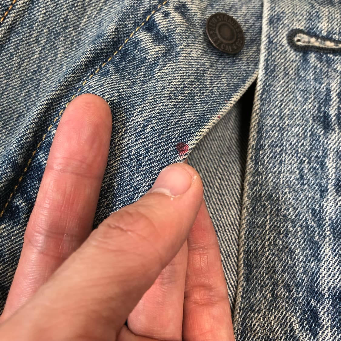 (L) 리바이스 Levi's 72334 워시드 연청 데님 자켓 상품이미지10