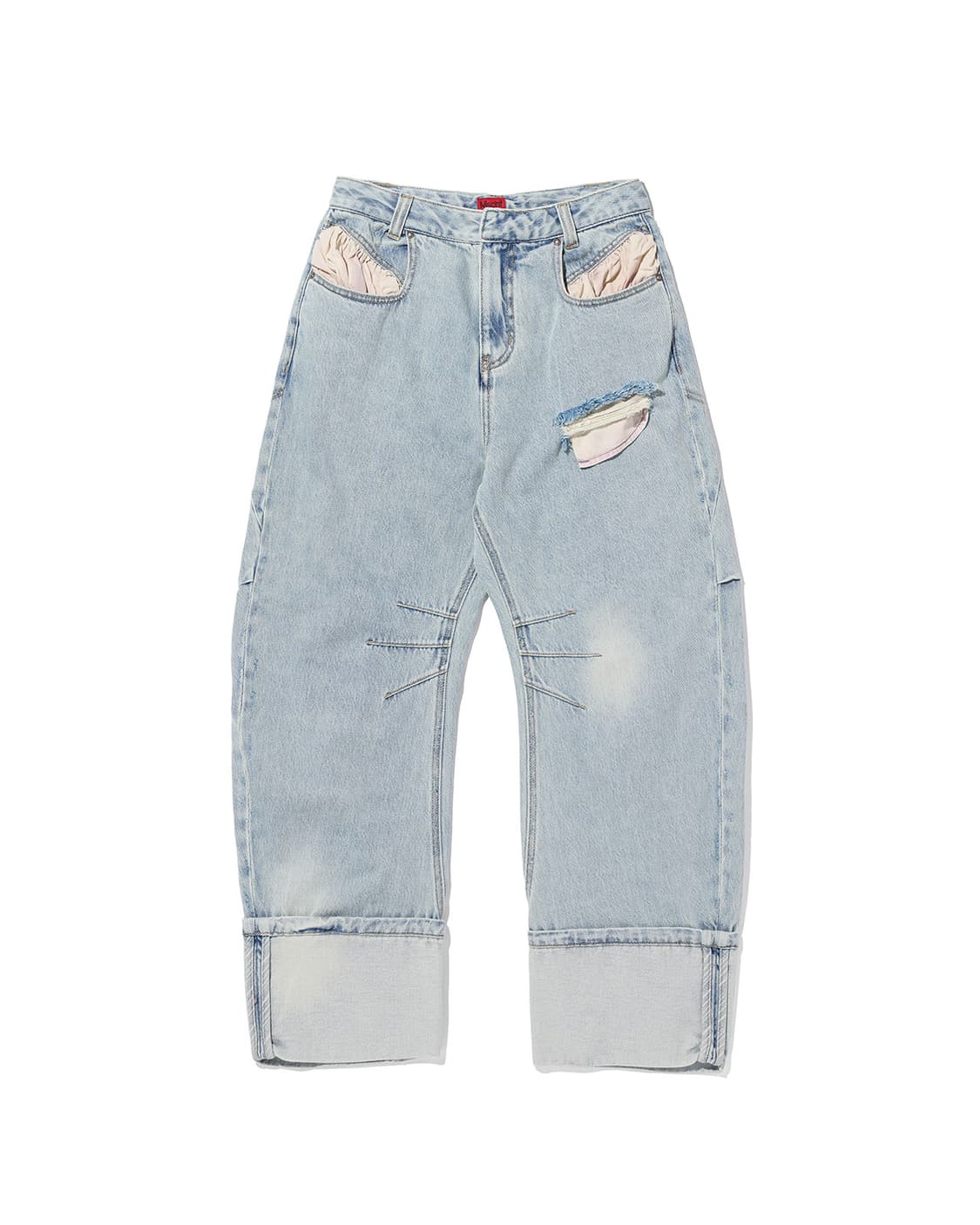 미스치프 LAZY DROP JEAN_LIGHT BLUE 상품이미지1