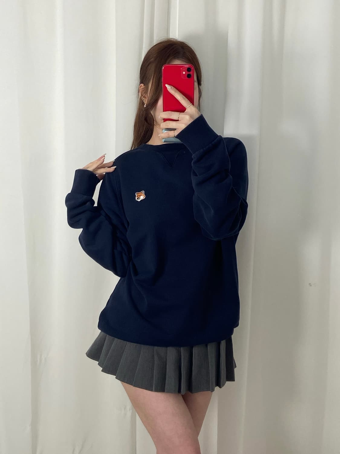 메종키츠네 여우 맨투맨 상품이미지3