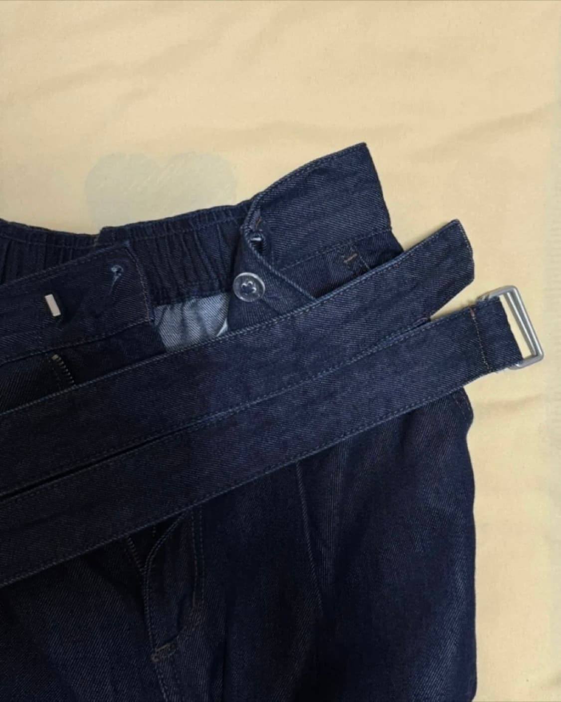 GU 데님 와이드 팬츠 S 상품이미지5