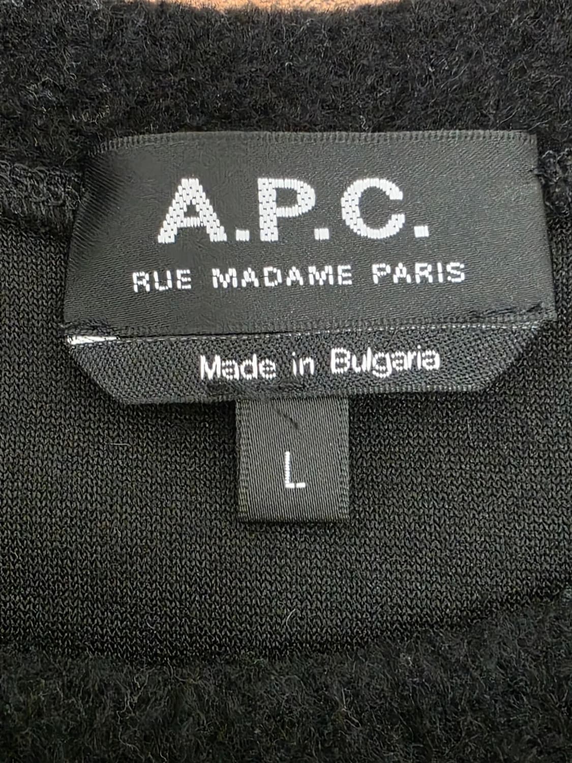 아페쎄 나일론 포켓 플리스 스웻셔츠 맨투맨 L 상품이미지3