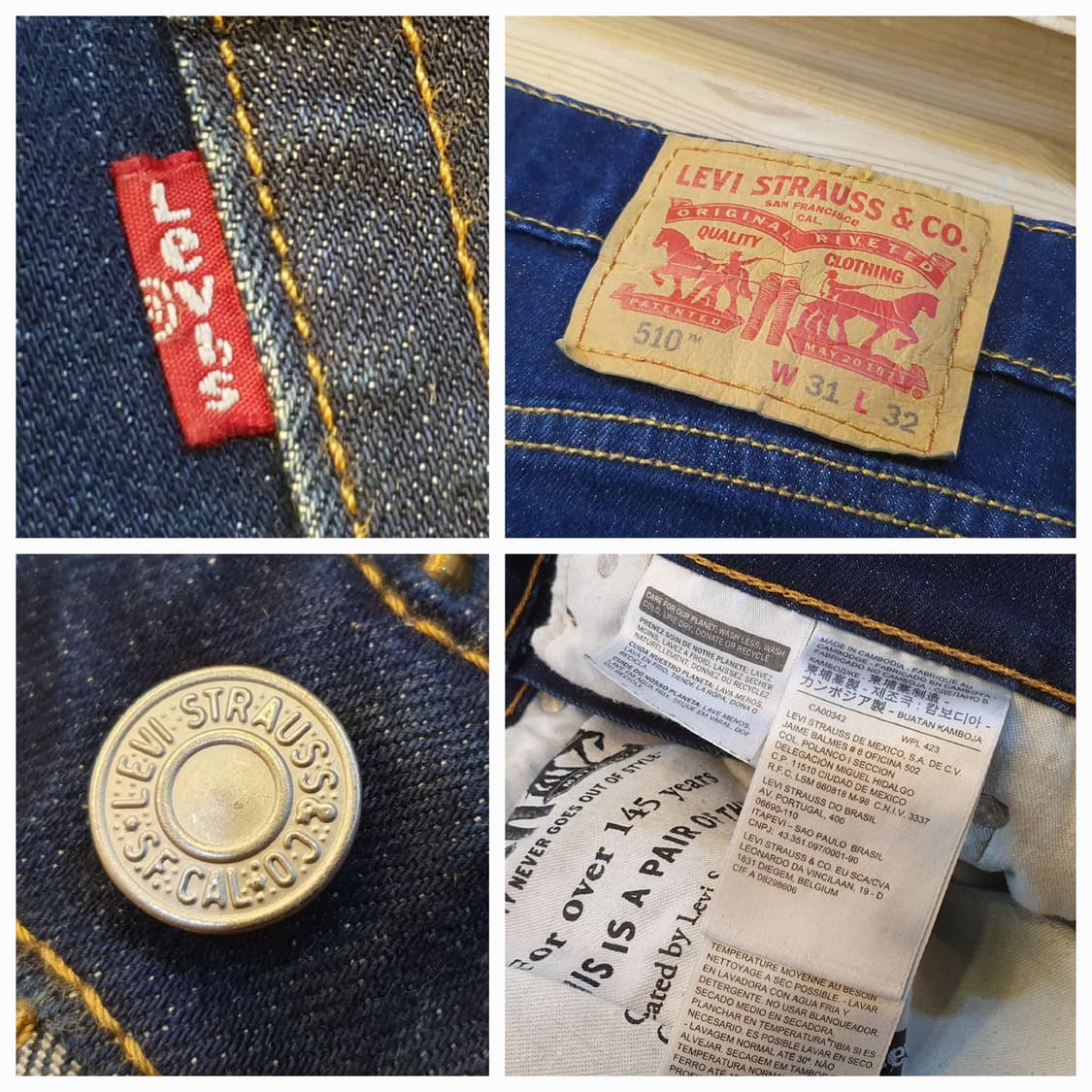 허리32.리바이스603 청바지  상품이미지7