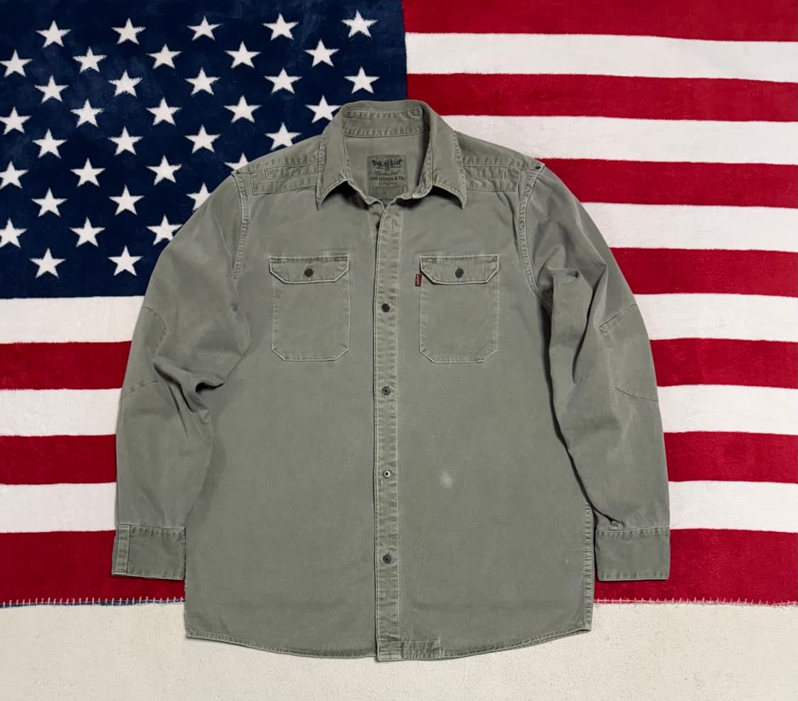 리바이스 밀리터리 헤비 코튼셔츠 Levi’s Vintage Shirt 상품이미지1