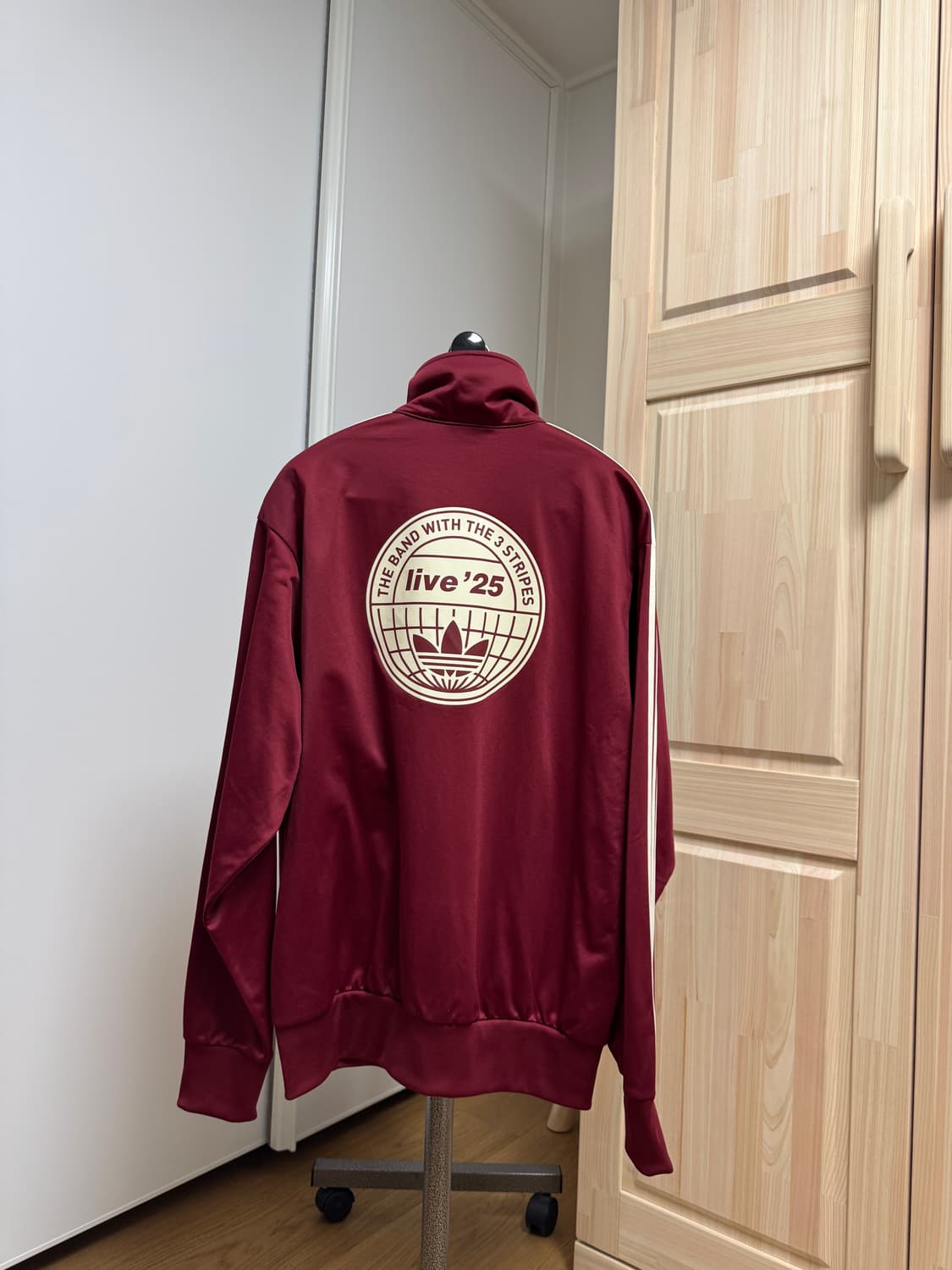 아디다스 트랙탑 오아시스 버건디 M 상품이미지2