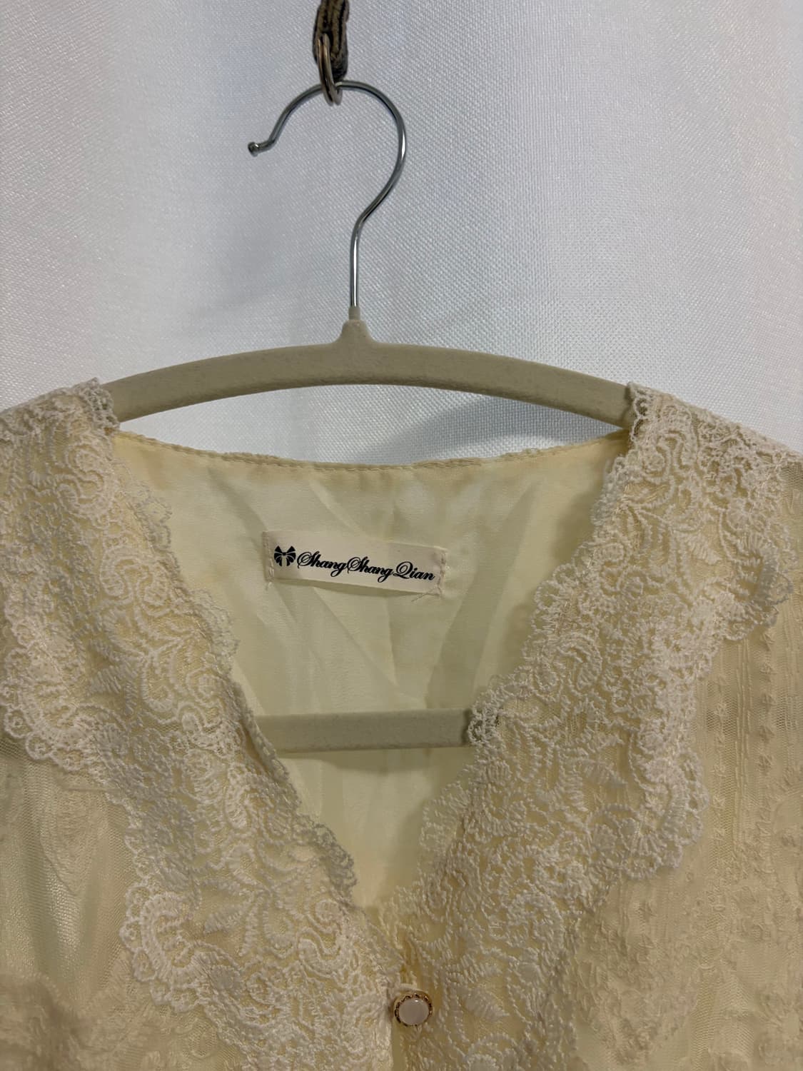 레이스 블라우스 아이보리 상품이미지2