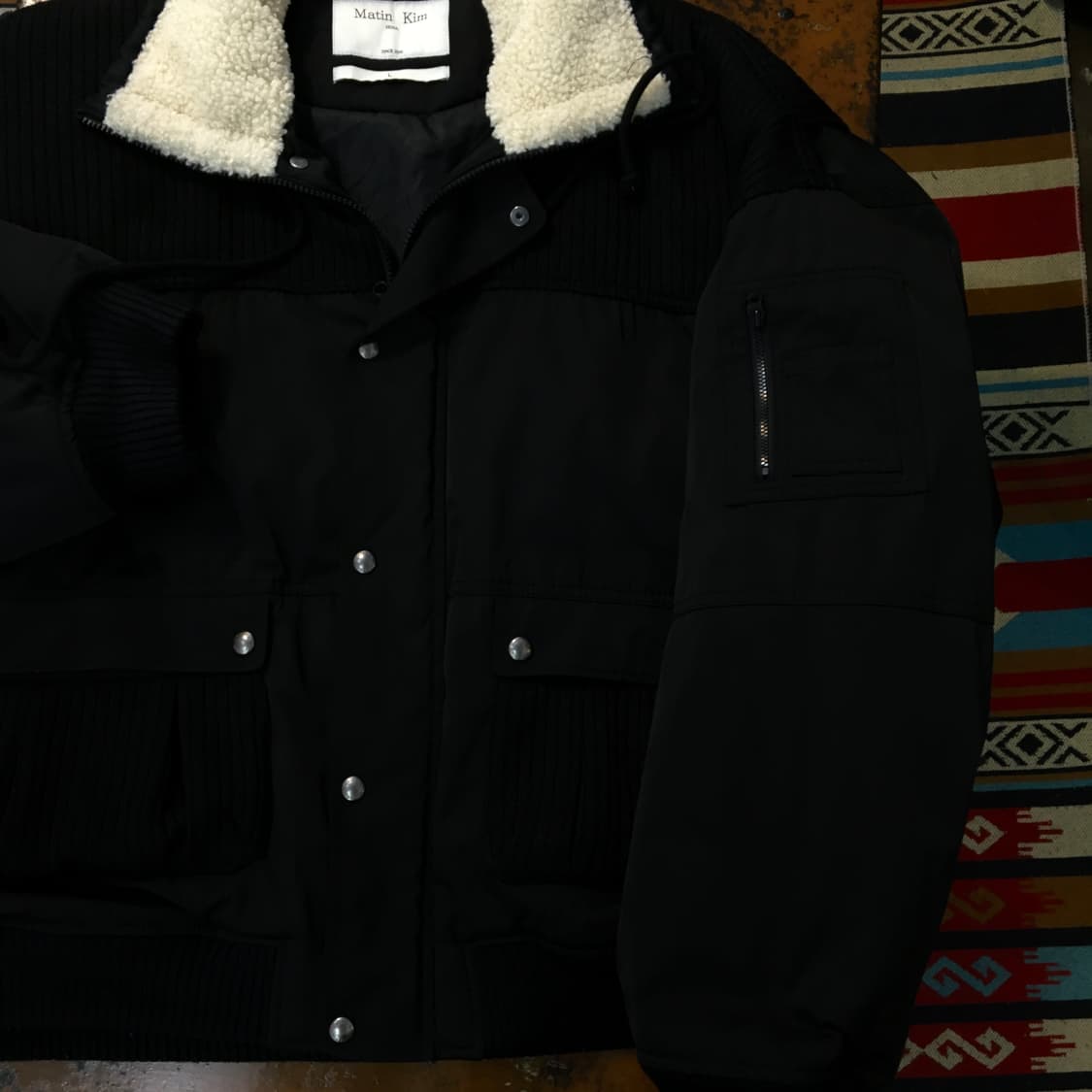 마뗑킴 블랙 맥시 오버핏 푸퍼 패딩 점퍼 여성 프리사이즈 상품이미지9