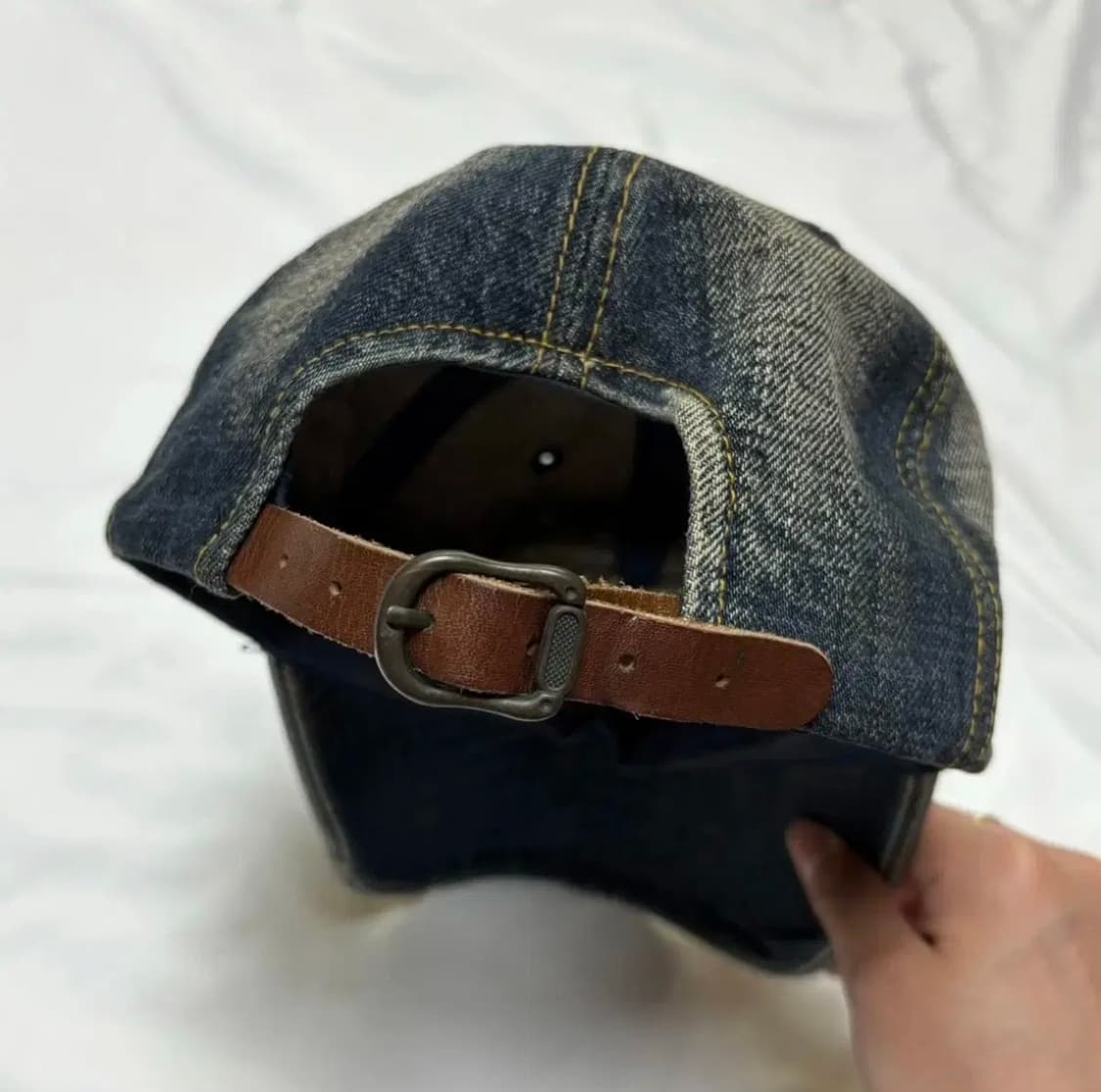 본터치 데님 볼캡 상품이미지3