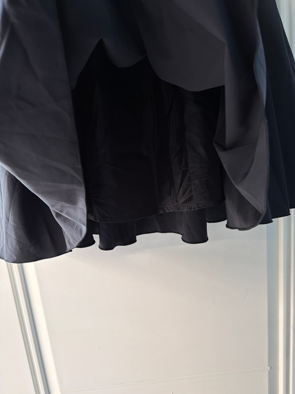 일본빈티지 네이비 핀턱 미디스커트 상품이미지8