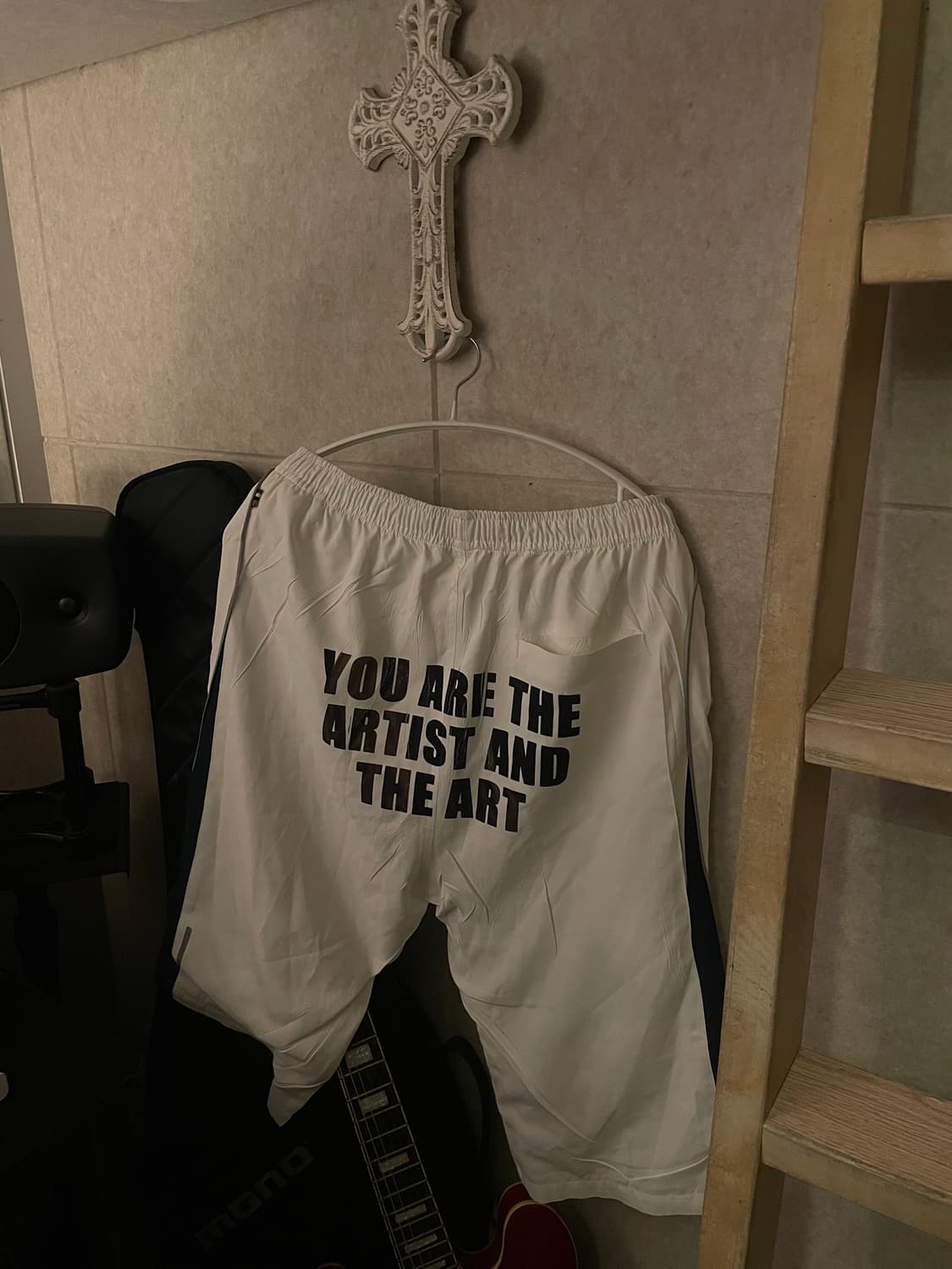 Vintage 프린팅 와이드 버뮤다 팬츠 상품이미지1