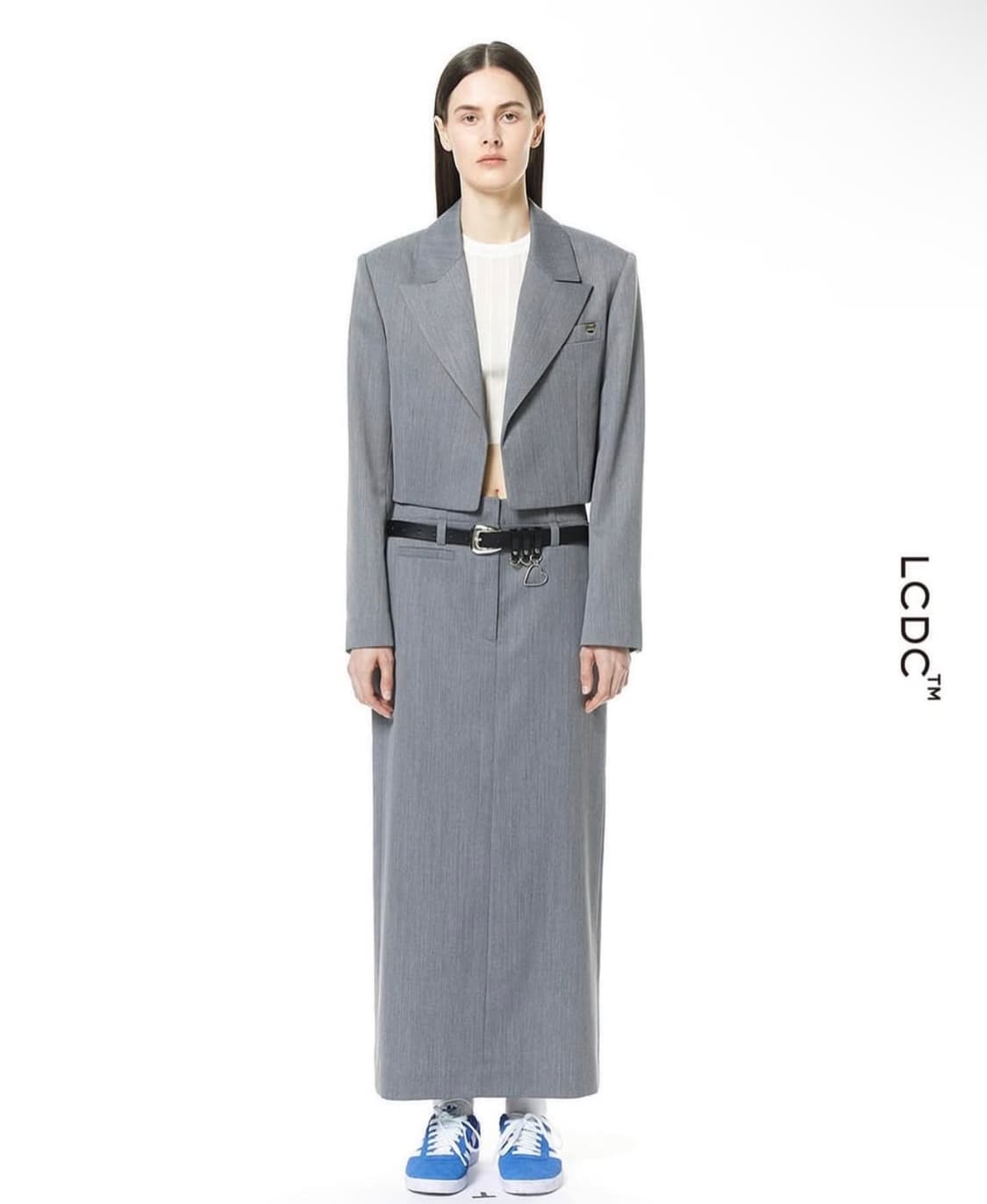 새상품) 엘씨디씨 LCDC 고퀄리티 크롭 정장 슬랙스 셋업 M 정가 69 상품이미지1