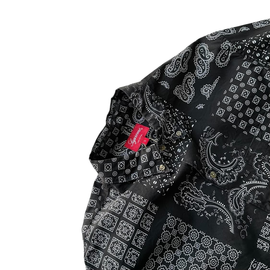 [100]20 S/S 슈프림 페이즐리 그리드 셔츠 상품이미지3