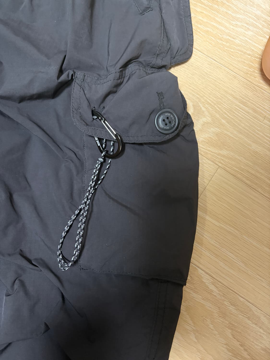 And Wander 카고팬츠 블랙 M 상품이미지3