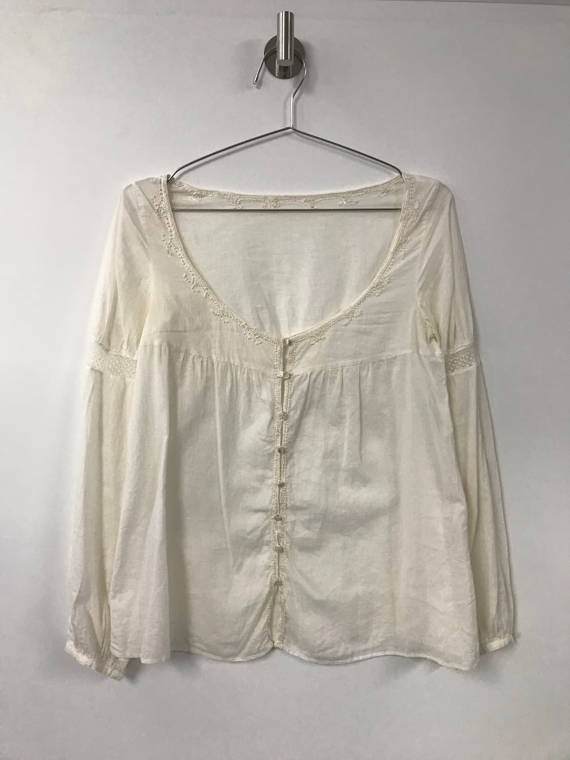 빈티지 자수 블라우스 상품이미지2