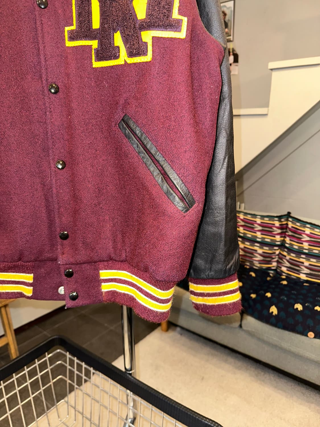 90’s Game American real leather varsity 상품이미지6