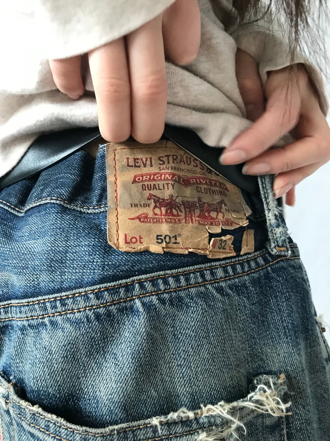리바이스 501 데님 팬츠  상품이미지9