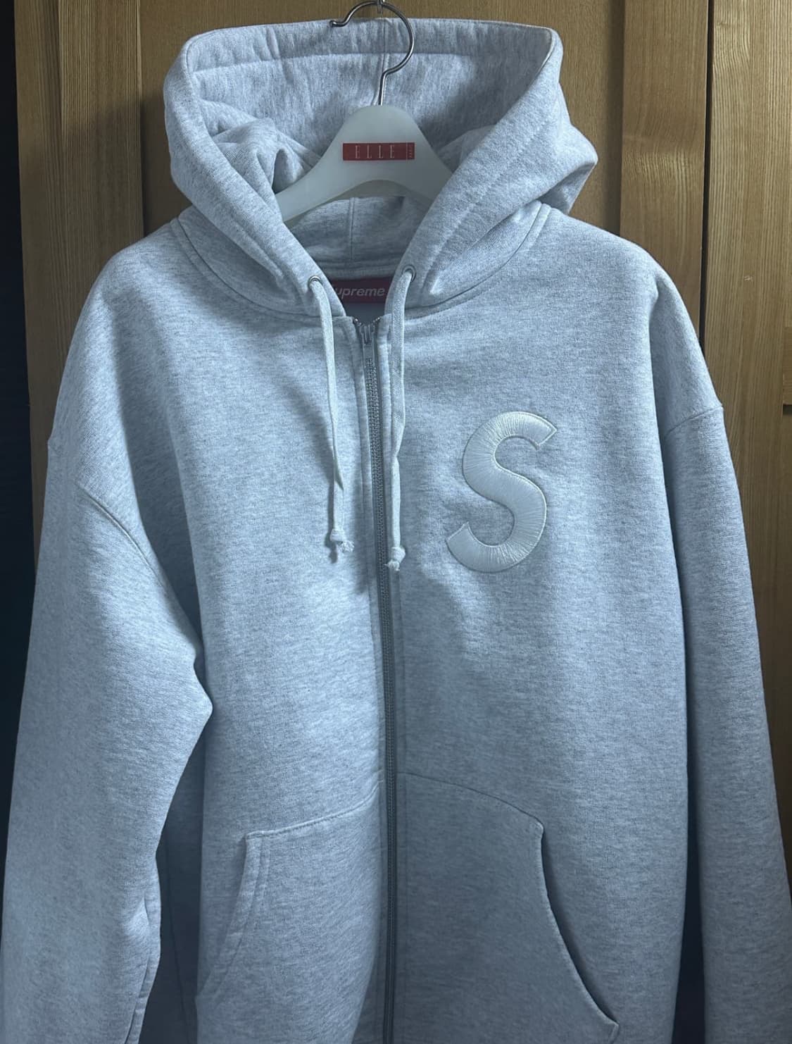 슈프림 후드집업 s로고 L 상품이미지1