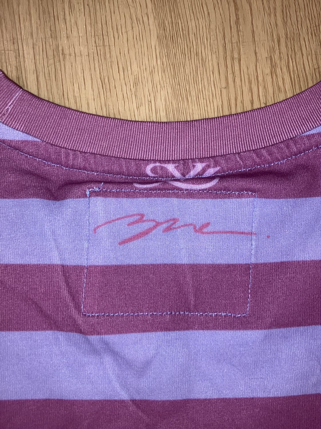 유민하 반팔 티셔츠 Purple Stripe "3" T-S 상품이미지4