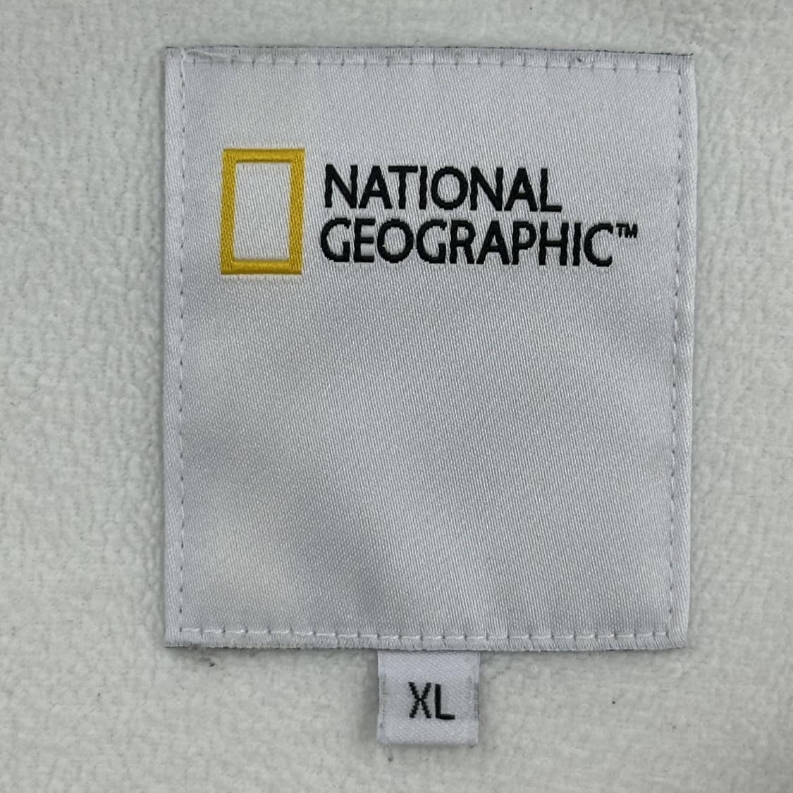 내셔널지오그래픽 화이트 후리스 후드집업 (XL) 상품이미지5