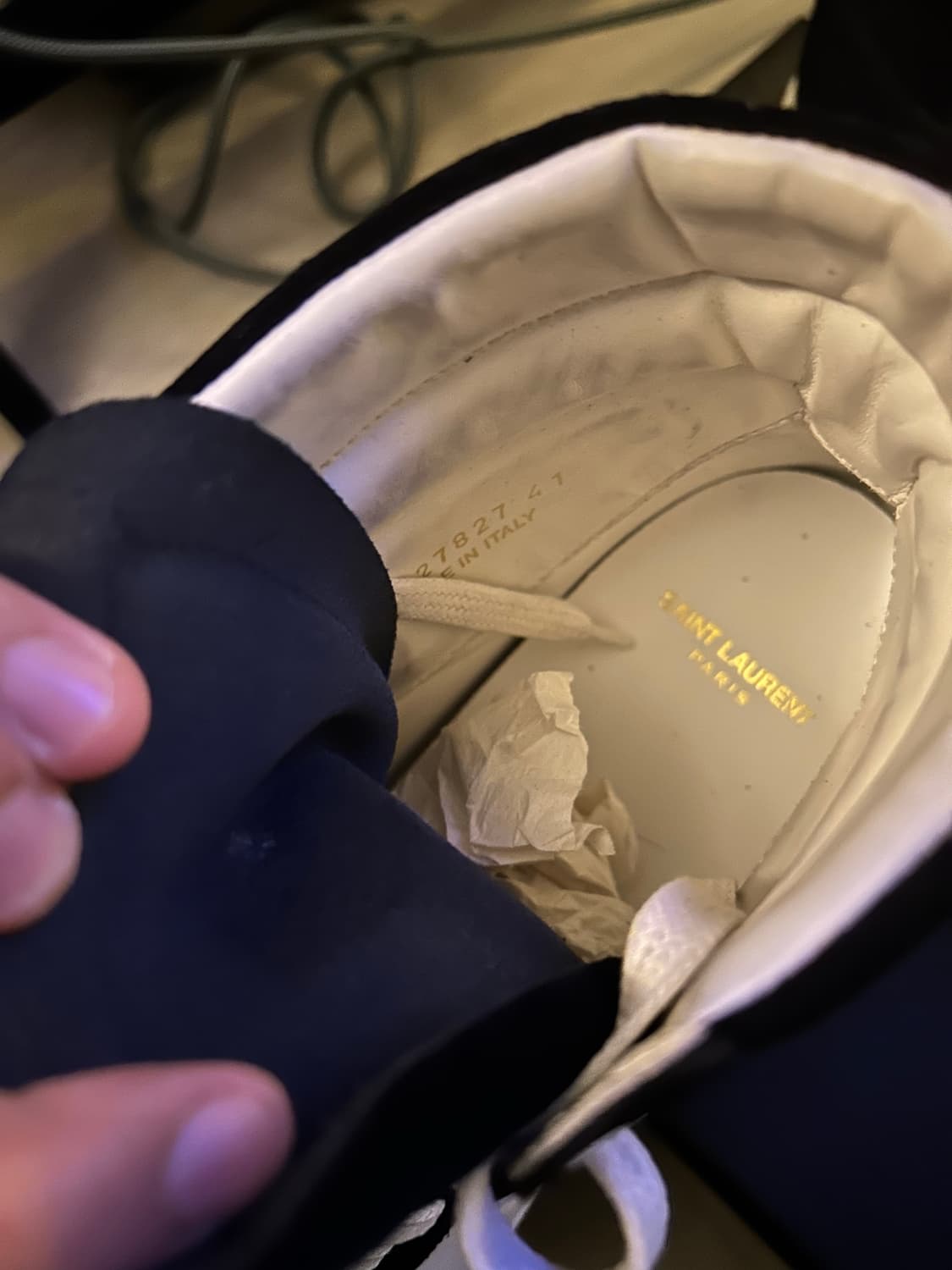 생로랑 하이탑 스니커즈 41사이즈 상품이미지3