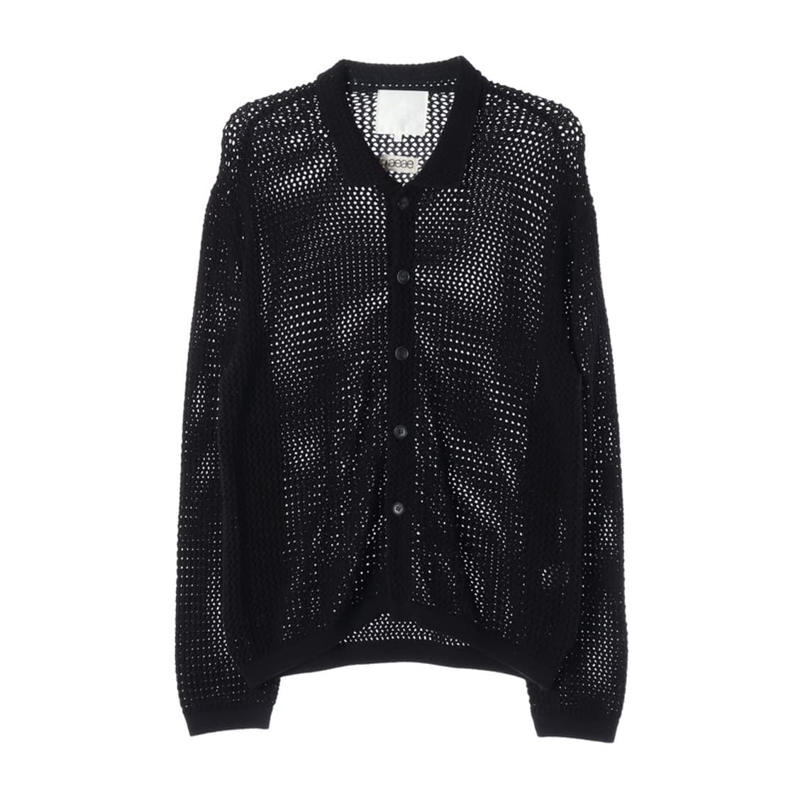 YEAh x aeae 리파인먼트 가먼트 네트 홀 메쉬 니트 가디건 S 상품이미지1