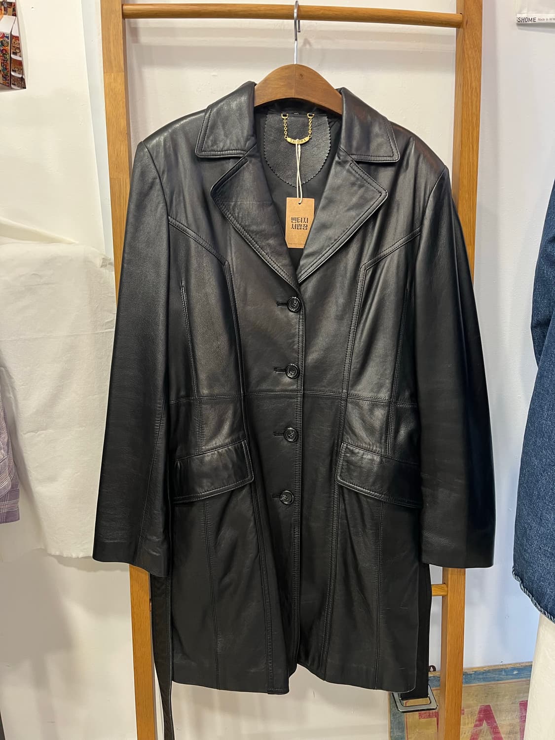 양가죽 트렌치코트 상품이미지1