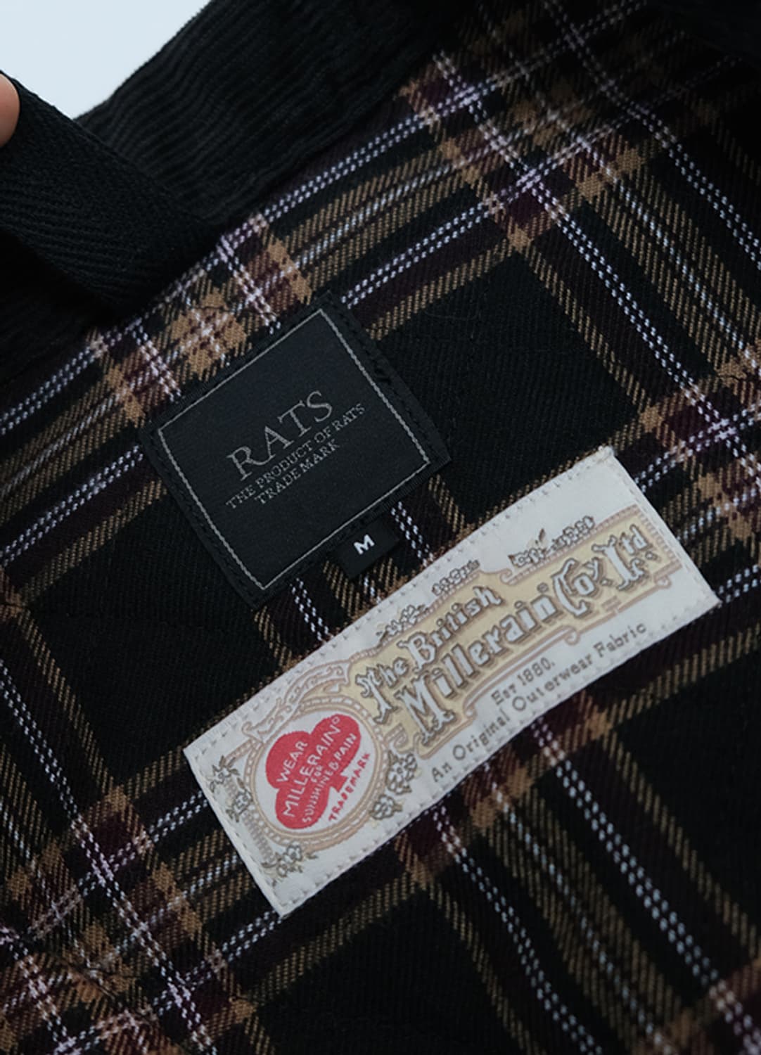 RATS X british millerain 라이더 자켓 상품이미지9