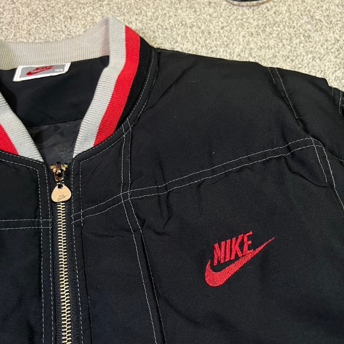 나이키 90s 올드스쿨 빅로고 블록 덕다운 패딩  상품이미지4