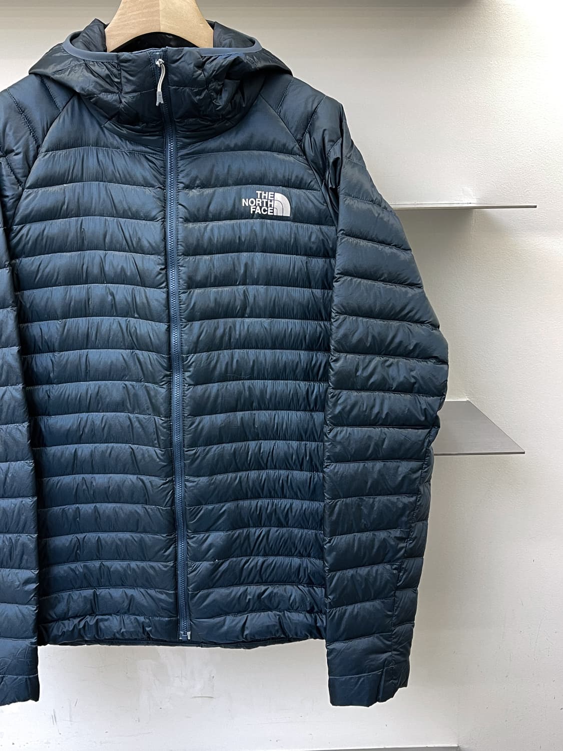 노스페이스 퀸스 후드 다운 자켓 상품이미지3