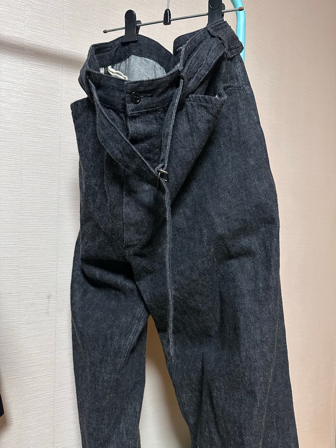 코모리 벨티드셋업 /블랙에크루 /3사이즈 상품이미지2