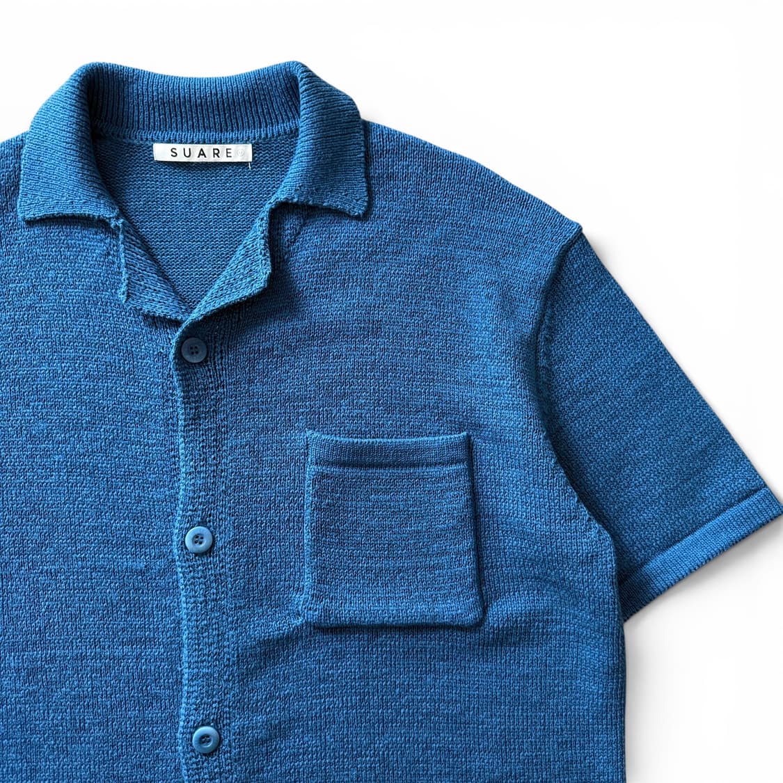 SUARE Deep Sea Blue Knit Shirt 상품이미지5