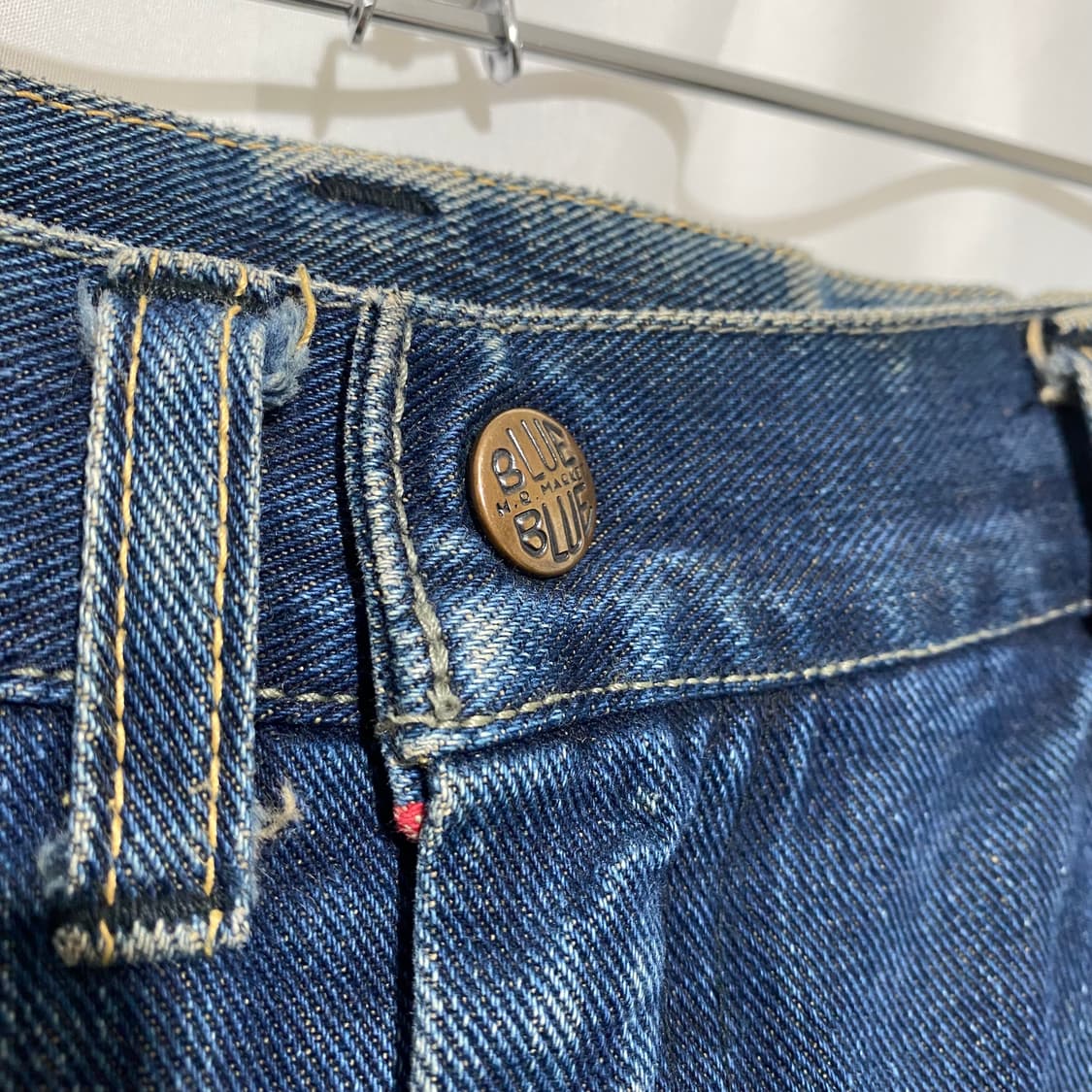 Blue Blue 와이드 컷오프 데님팬츠 상품이미지3