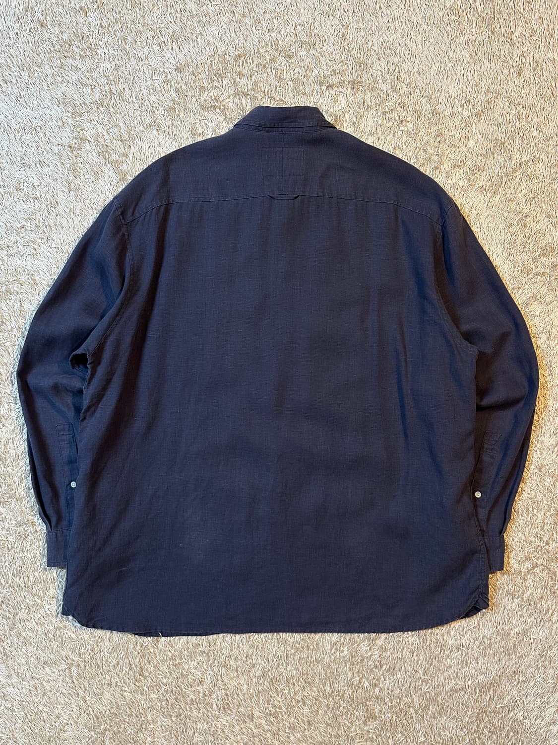 포터리 POTTERY 컴포트 린넨셔츠 네이비 상품이미지4