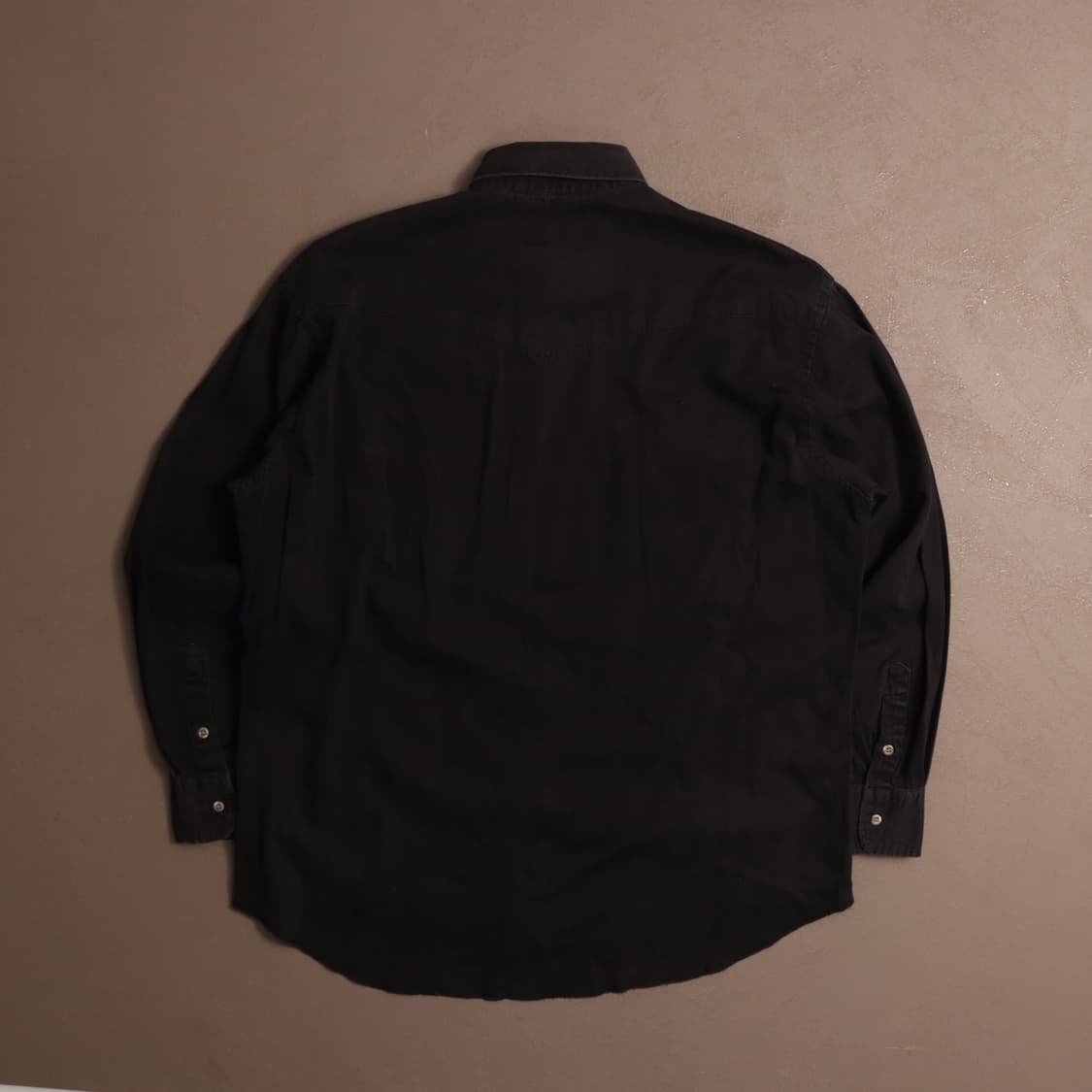 랭글러 헤비코튼 블랙 워크셔츠 A1591 상품이미지5