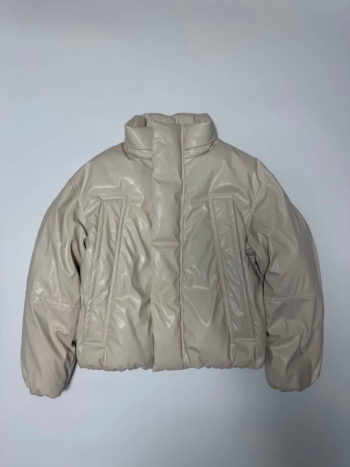 지오송지오 오리털 가죽패딩 상품이미지1