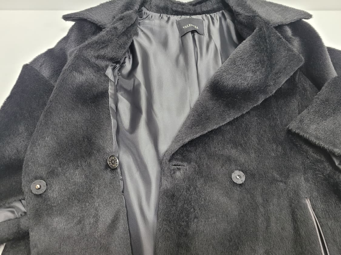 발렌시아 칠부소매 수리 알파카 코트 / 여 55 블랙
 상품이미지7